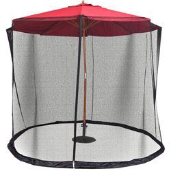 9' to 10' Outdoor Umbrella Table Screen Mosquito Bug Insect Net