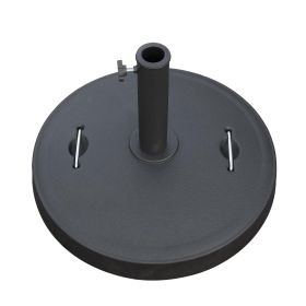 Patio Umbrella Base, Umbrella Stand Base with Adjustable Knob and 2 Durable Handles