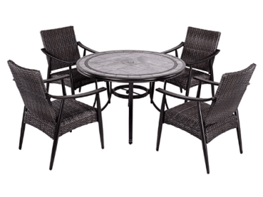 [Dropshipping] 5 Piece Patio Dining Set Outdoor Furniture