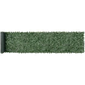 VEVOR 39"x198" Artificial Faux Ivy Leaf Privacy Fence Screen with Mesh Cloth Backing