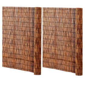 VEVOR 2-Pack Reed Fence Landscaping Privacy Blind Fencing Screen 16.4' x 4'