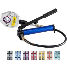 VEVOR Manually Operated AC Hose Crimper FS-7842B Separable Hydraulic Hose Crimper Kit Manual Piston Valve For Aluminum Pump Air Conditioning Repa