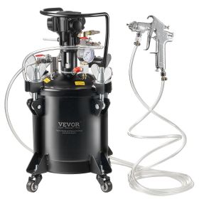 VEVOR Spray Paint Pressure Pot Tank 10 L/2.5 gal Fully Automatic Stirring 70 psi