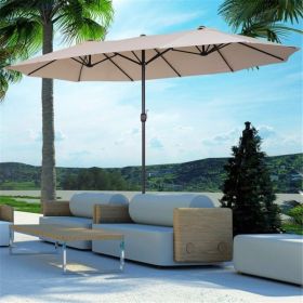 Outdoor beach umbrella/ Double-SidedMarket Umbrella (Swiship-Ship)(Prohibited by WalMart)