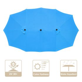 14FT Double Sided Umbrella Cover Replacement (Warehouse: US)